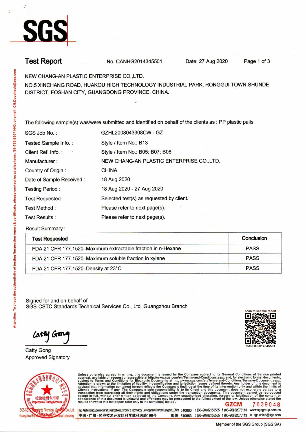 FDA Food Grade 1100ml Plastic Bucket for Food Containing - B08-Hz